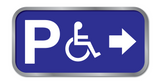 PARKING PERSONEN MET HANDICAP RECHTS