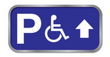 PARKING PERSONEN MET HANDICAP RECHTDOOR