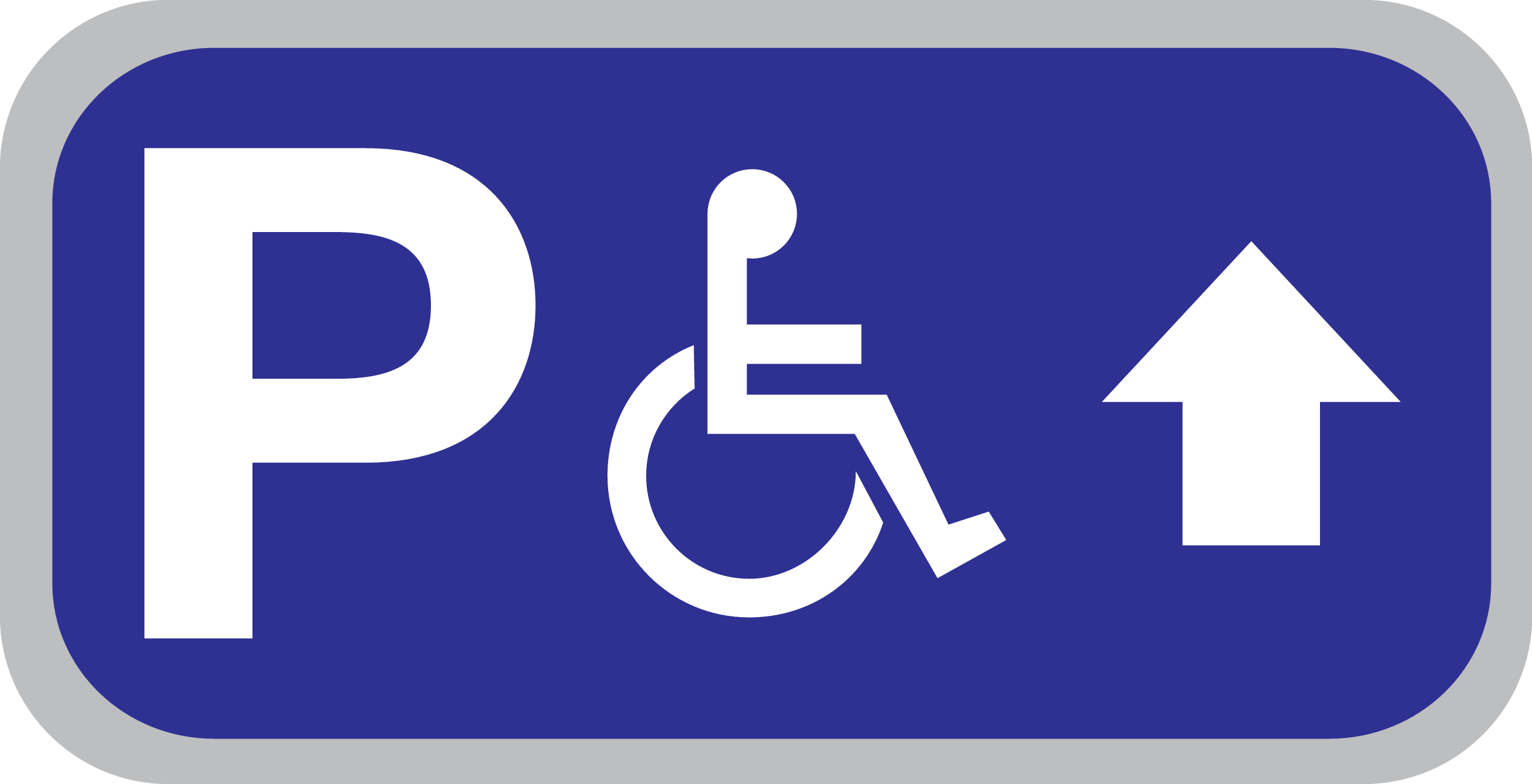 PARKING PERSONEN MET HANDICAP RECHTDOOR