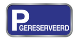 PARKING GERESERVEERD
