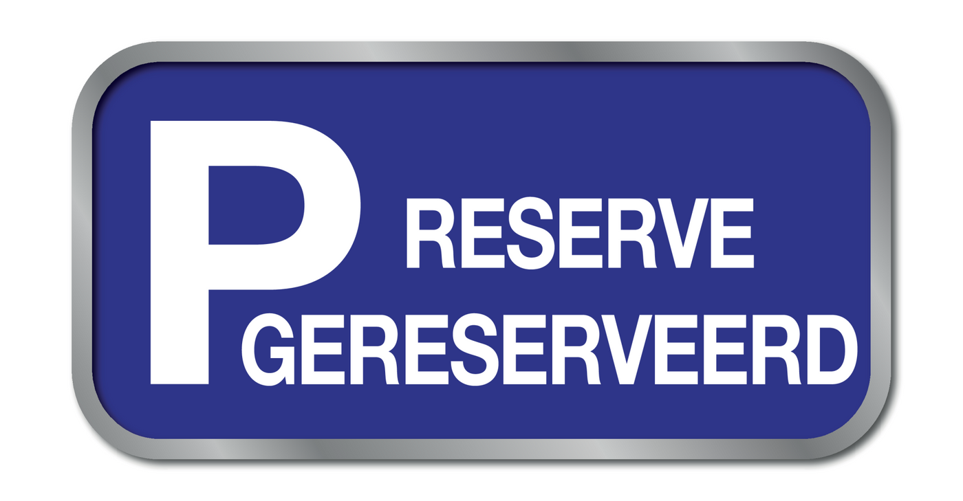 PARKING RESERVE/RESERVEERD