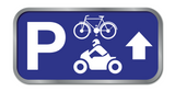 PARKING VOOR FIETSEN EN MOTO'S RECHTDOOR
