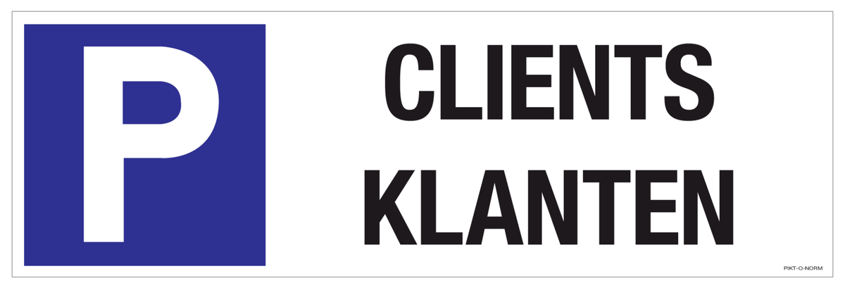 PARKING CLIENTS, KLANTEN