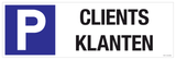 PARKING CLIENTS, KLANTEN