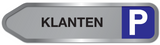 PANNEAUX FLECHE PARKING KLANTEN