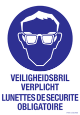 VEILIGHEIDSBRIL VERPLICHT.N/F
