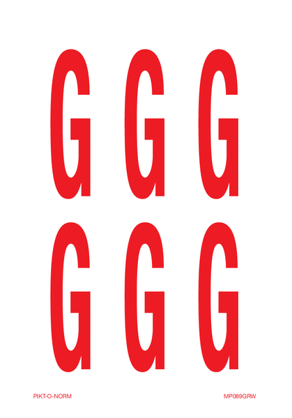 LETTER G OP VEL