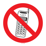 INTERDIT AUX TÉLÉPHONE PORTABLE
