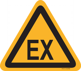 WAARSCHUWING EX. EXPLOSIEVE OMGEVING