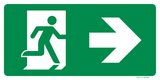 VLUCHTWEG NAAR RECHTS
