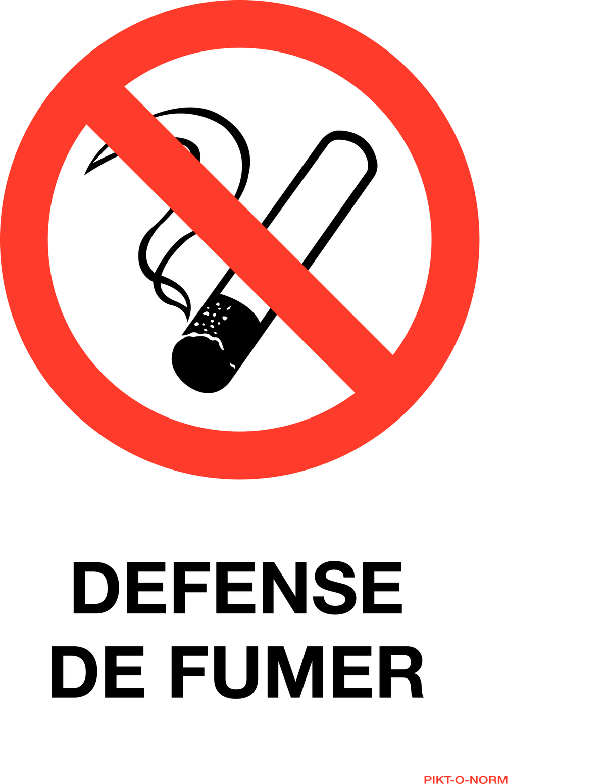 DEFENSE DE FUMER