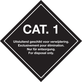 CAT.1. EXCLUSIVEMENT POUR ELIMINATION...