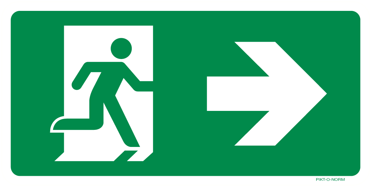 VLUCHTWEG NAAR RECHTS