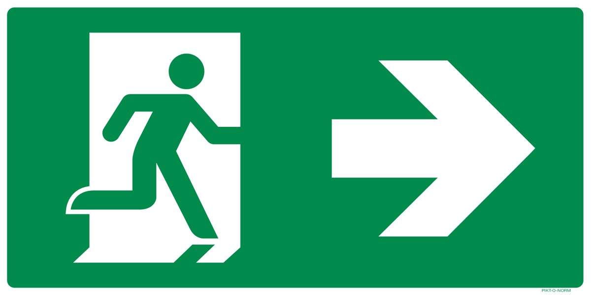 VLUCHTWEG NAAR RECHTS