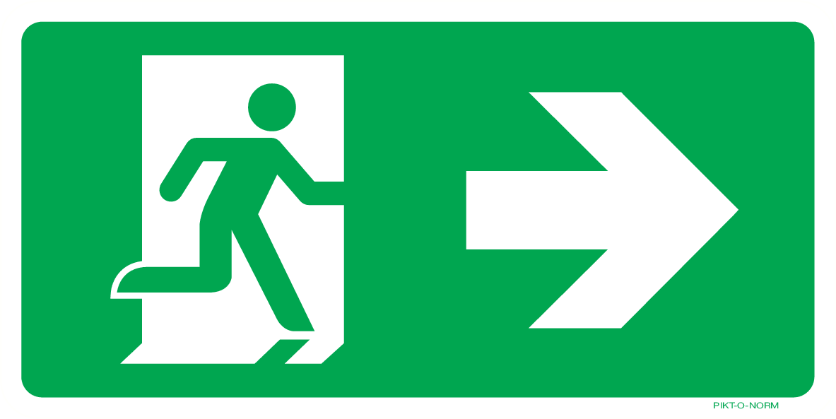 VLUCHTWEG NAAR RECHTS