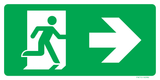 VLUCHTWEG NAAR RECHTS