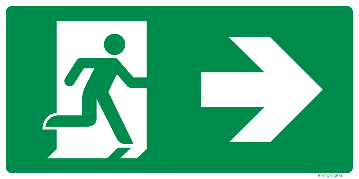 VLUCHTWEG NAAR RECHTS