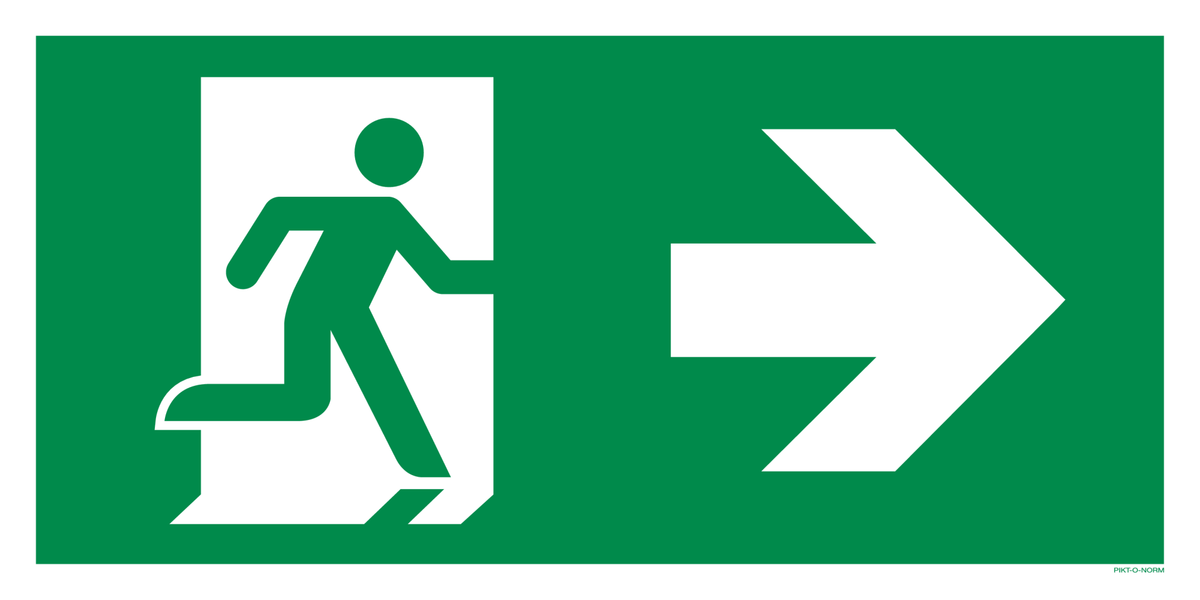 VLUCHTWEG NAAR RECHTS
