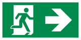 VLUCHTWEG NAAR RECHTS
