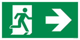 VLUCHTWEG NAAR RECHTS