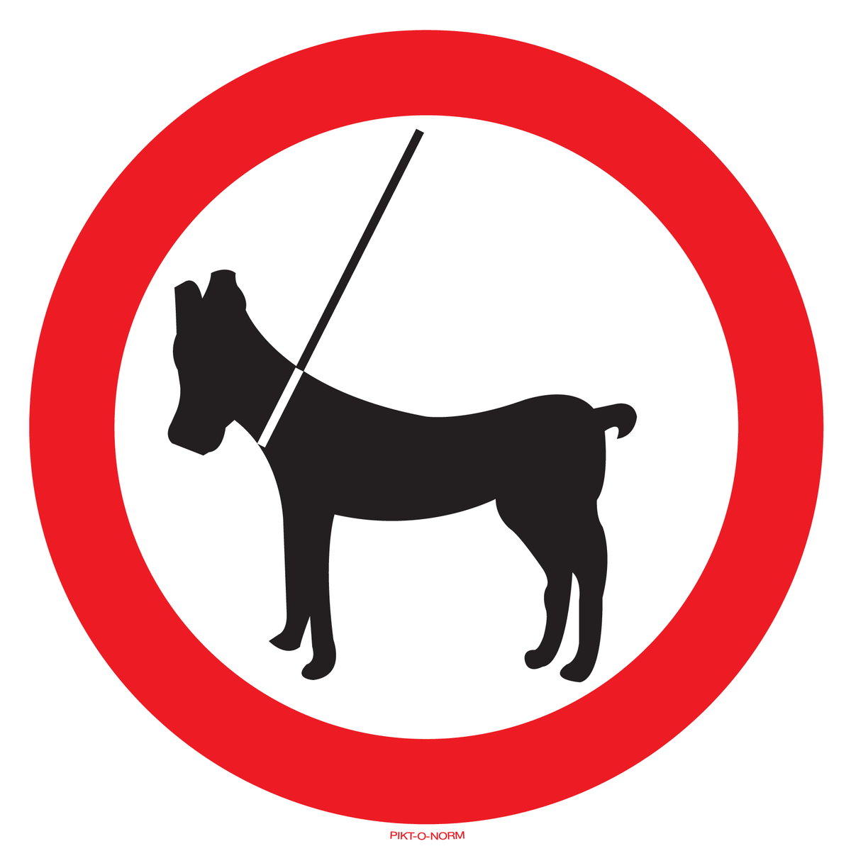 HONDEN AAN DE LEIBAND VERBODEN