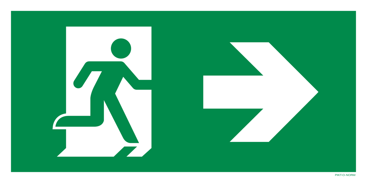 VLUCHTWEG NAAR RECHTS