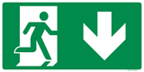 VLUCHTWEG RECHTS NAAR BENEDEN