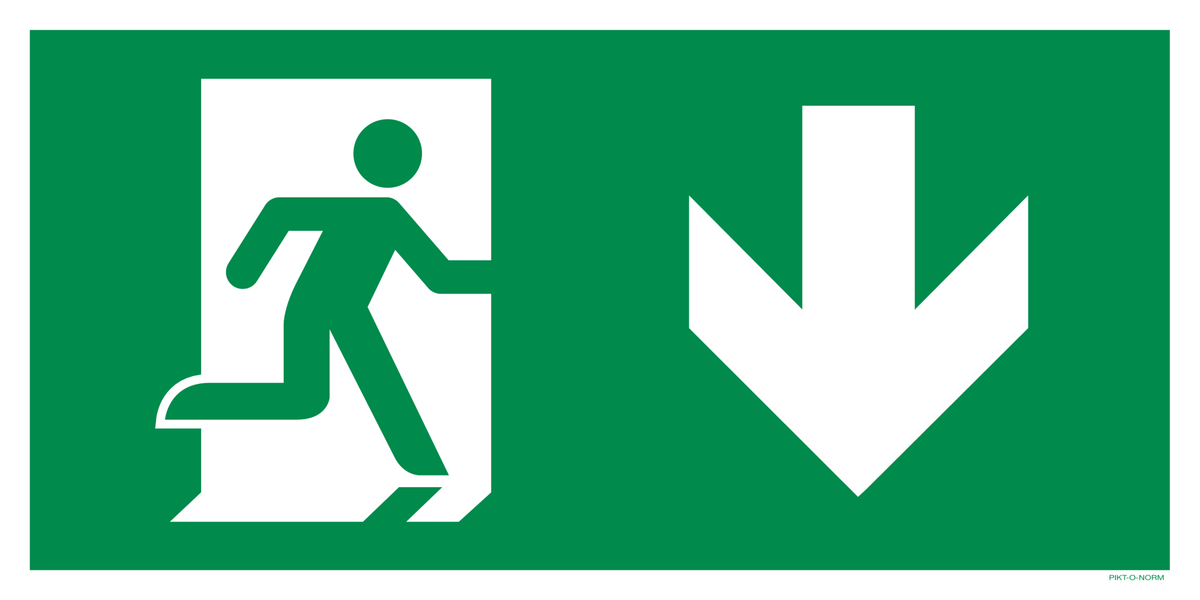 VLUCHTWEG RECHTS NAAR BENEDEN