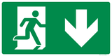 VLUCHTWEG RECHTS NAAR BENEDEN