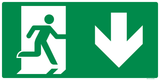 VLUCHTWEG RECHTS NAAR BENEDEN