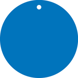 ETIQUETTES BLEUES, AVEC TROU Ø5MM