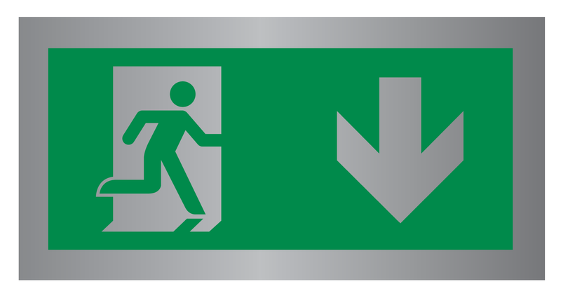 VLUCHTWEG RECHTS NAAR BENEDEN