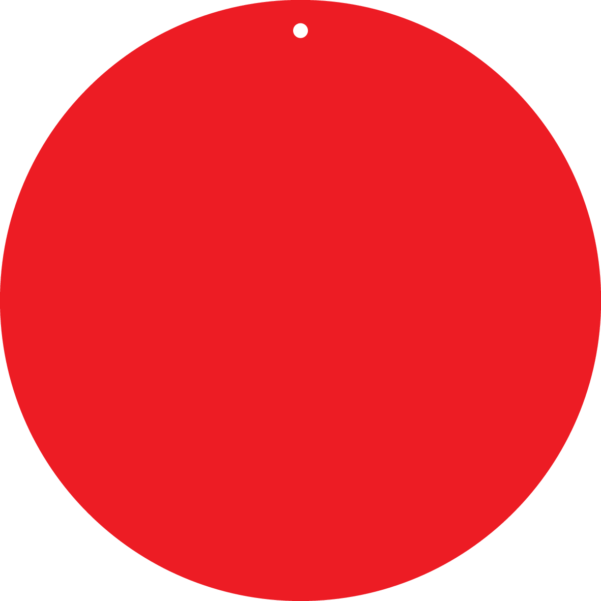 ETIQUETTES ROUGES, AVEC TROU Ø5MM