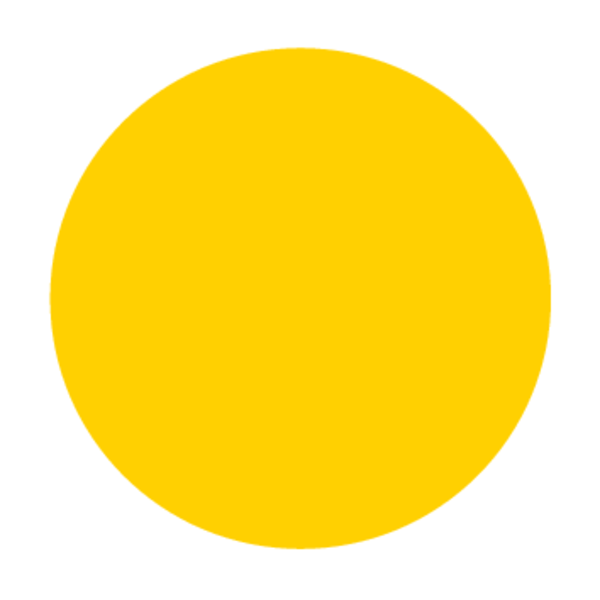 ETIQUETTES JAUNES, AVEC TROU Ø5MM