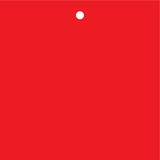 ETIQUETTES ROUGES, AVEC TROU Ø5MM