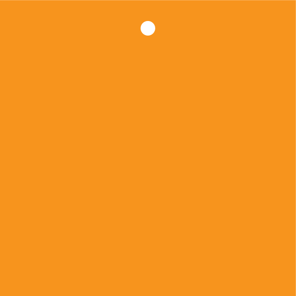 ETIQUETTES ORANGES, AVEC TROU Ø5MM