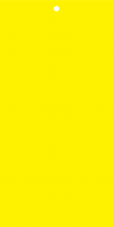 ETIQUETTES JAUNES, AVEC TROU Ø5MM