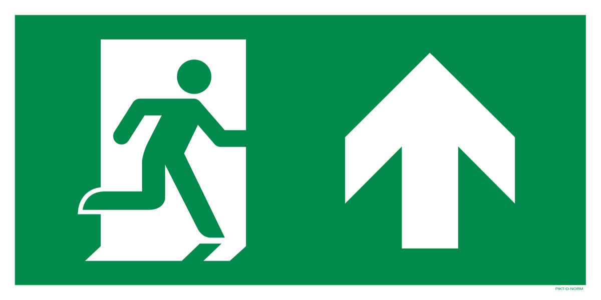 VLUCHTWEG RECHTDOOR OF NAAR BOVEN