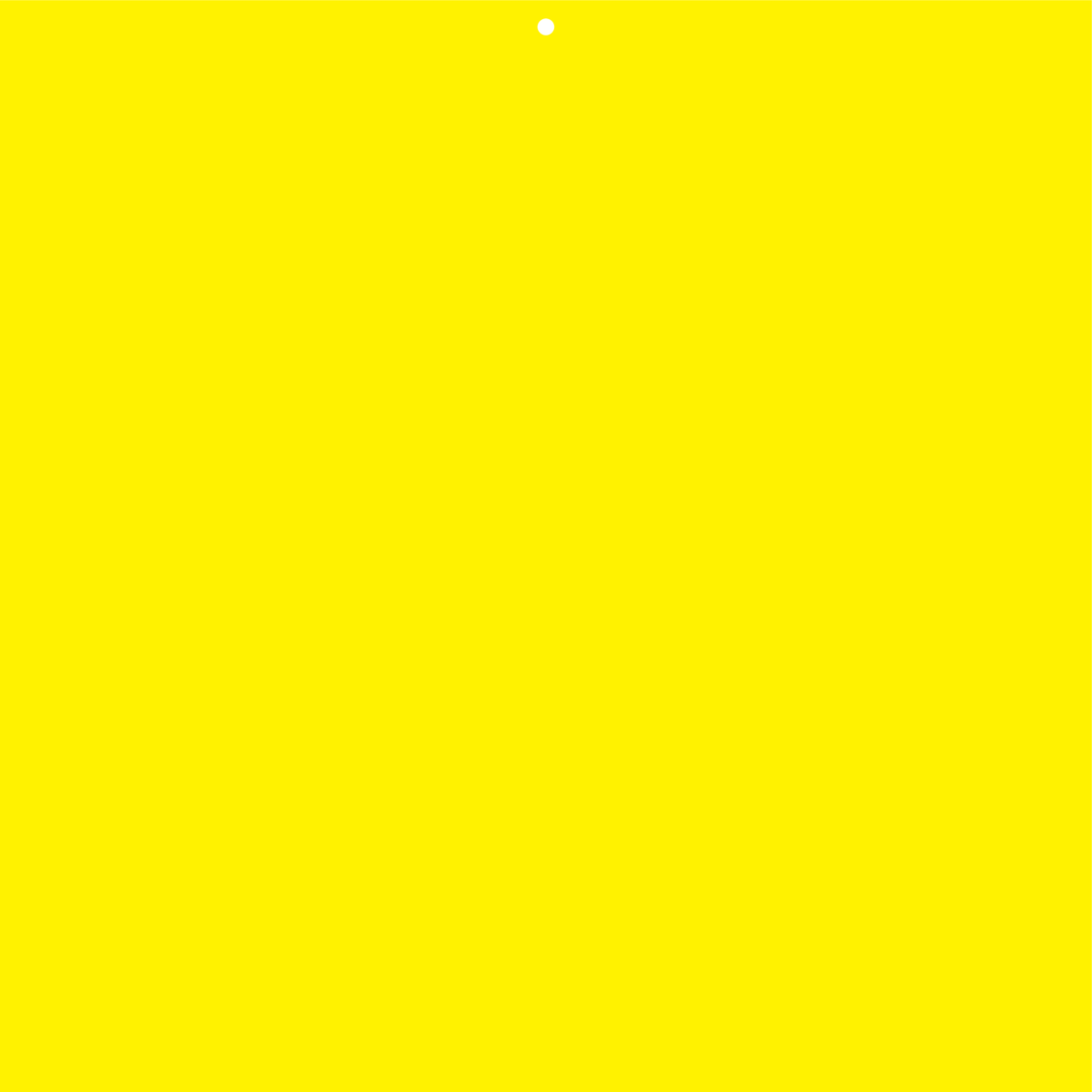 ETIQUETTES JAUNES, AVEC TROU Ø5MM