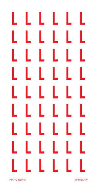 LETTER L OP VEL