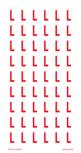 LETTER L OP VEL
