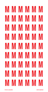 LETTRE M SUR FEUILLE