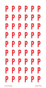 LETTER P OP VEL