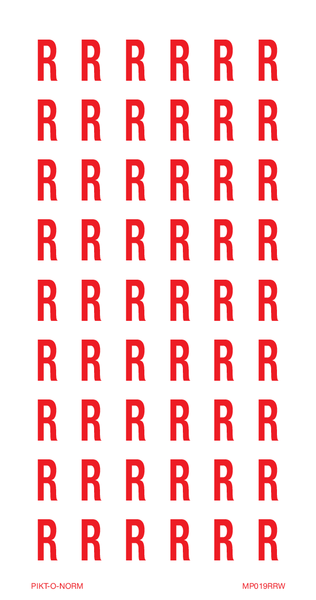 LETTER R OP VEL