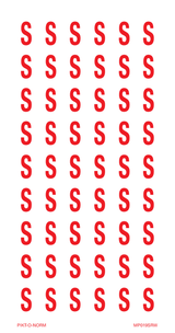 LETTER S OP VEL