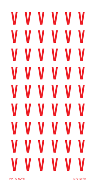 LETTER V OP VEL