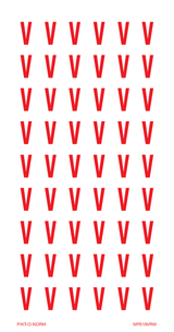 LETTER V OP VEL