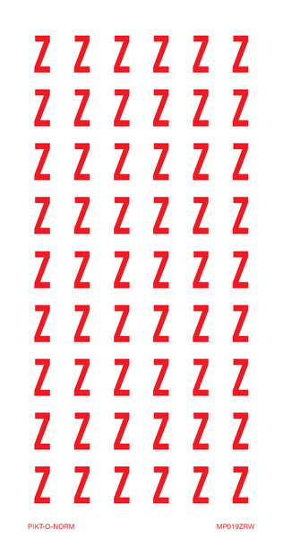 LETTRE Z SUR FEUILLE