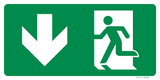 ISSUE DE SECOURS GAUCHE VERS LE BAS