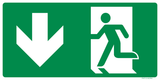 ISSUE DE SECOURS GAUCHE VERS LE BAS